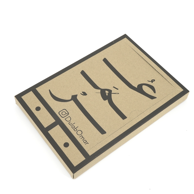 Custom Size Rigid Box Packaging Personalized Recycled Kraft Paper Book Shape Photo Box