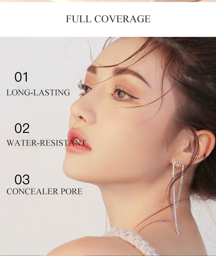 Best Popular 14 Colors Liquid Face Foundation Private Label Matte Finish Waterproof Natural Makeup Foundation