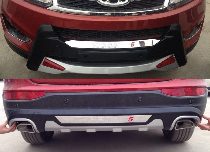 Chery Tiggo5 2014 2015 ABS Blow Molding Front Guard And Rear Bumper Guard