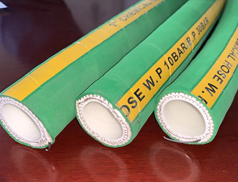 High Pressure Braided Chemical Hose Pipe 2 Inch XLPE Chemical Hose