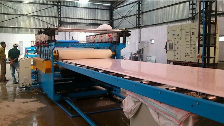 High speed WPC Furniture Wood Board Double Screw Extruder stable running