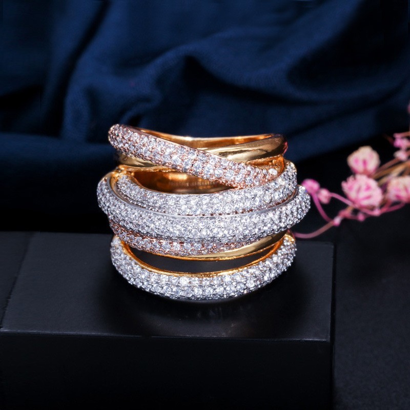Hot Sale charms Ring 925 Rings For Women Blue Zircon Sparkle Ring Wedding Crown Ring Making Jewelry Gift Party