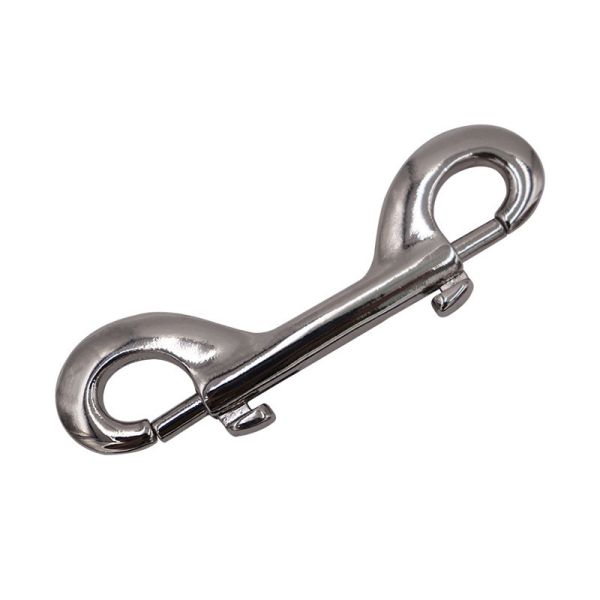 Stainless Steel Double Eye Clip Double End Hook For Dog Leash