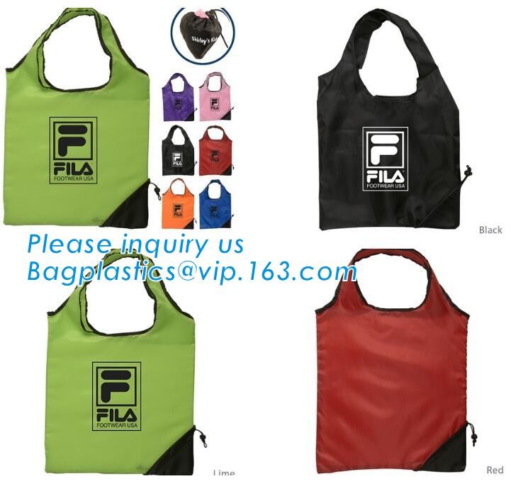 Outdoor Use 210D Sample Shoe Polyester Drawstring Bag,fashionable pattern printing polyester foldable shopping bag PACK