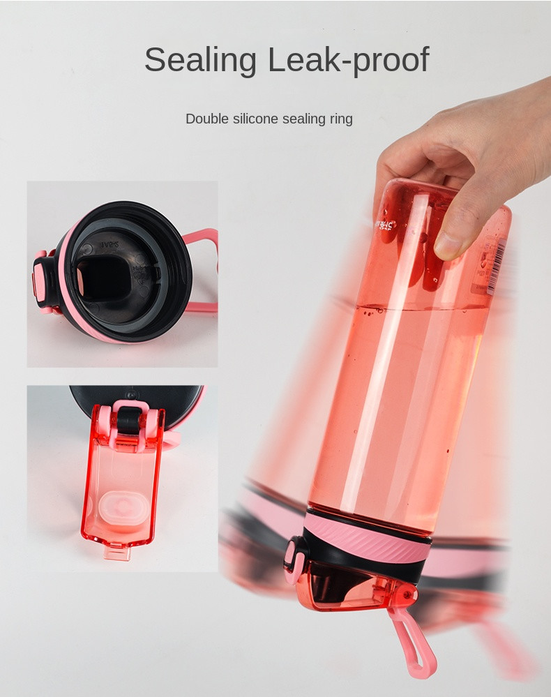 Compact Design 700ml 1000ml Cycling Water Bottle 1l Sports Water Bottle With Lift Clear Student Water Bottle For School Boy Hydrate With Reusable