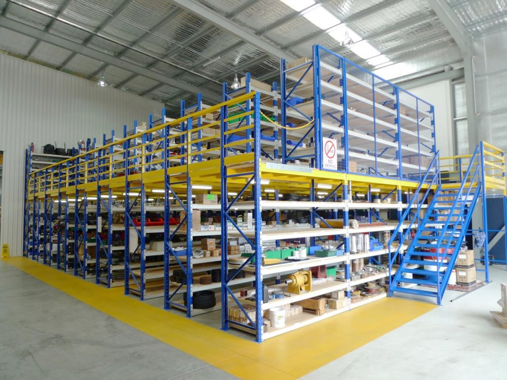 Strong Load Capacity Steel StructurePlatform, Durable Pallet Rack Supported Mezzanine Floor