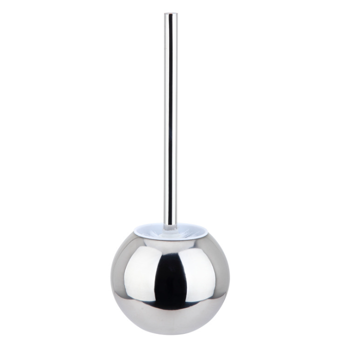 Eco - Friendly Toilet Brush Accessories Round Base Economy Strong Clean Toilet Brush Set