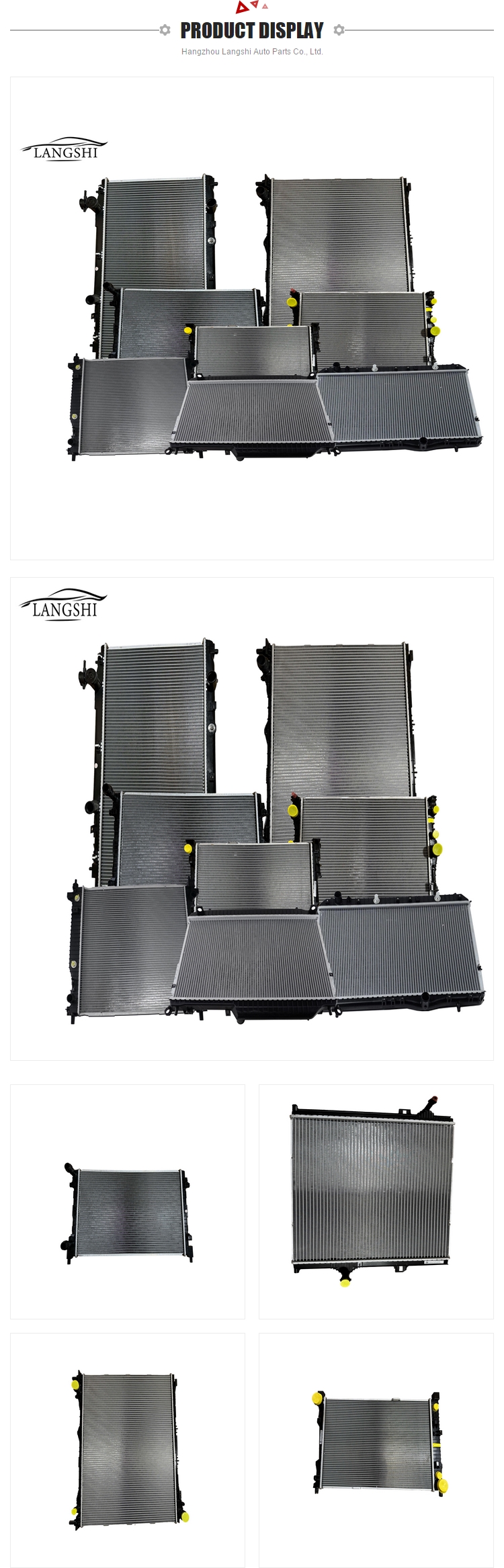 Excelle Auto Parts Aluminium Radiator for BMW Benz AUDI NISSAN HONDA Chevrolet Buick Cadillac TOYOTA VW Ford Hyundai Roewe Infiniti