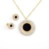 Buy cheap South American Fashion Stainless Steel Earrings With Matched Pendant Necklace from wholesalers