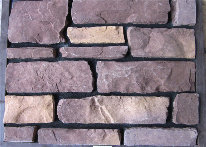 Artificial Cement Faux Stacked Stone Veneer For Wall Building Construction