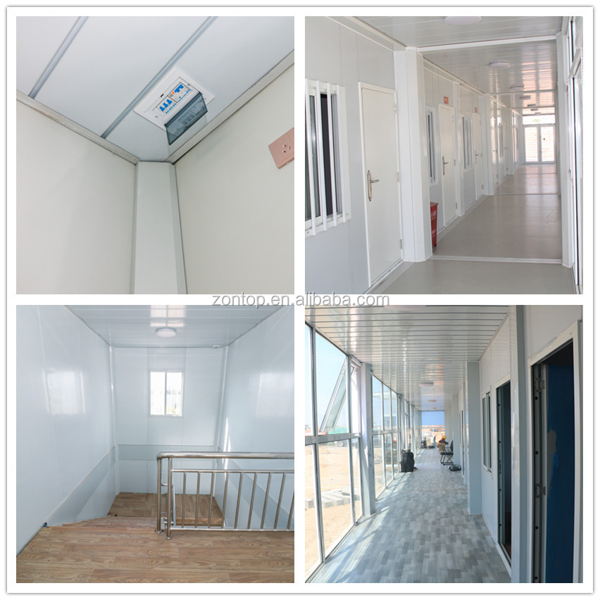 Zontop Modern Luxury Easy Assemble 2 Story China Prefabricated 20ft 40 Ft Shipping Prefab Container House