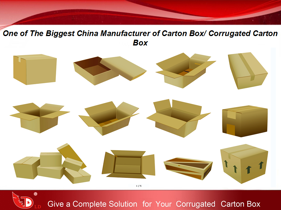One of The Biggest China Manufacturer of Carton Box/ Corrugated Carton Box