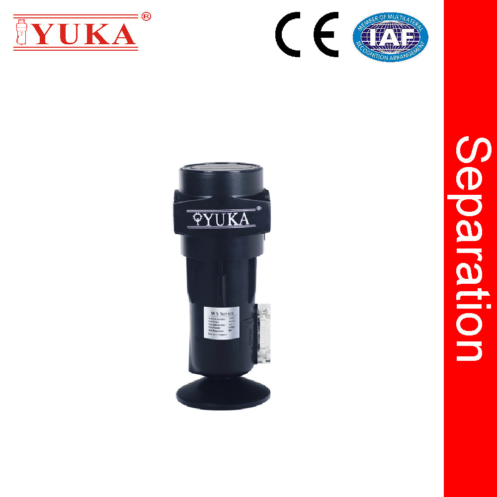 Industrial Aluminum Compressed Air Filter with Stainless Steel Cylinder and Unique Lock Design 1.0mpa Pressure Loss