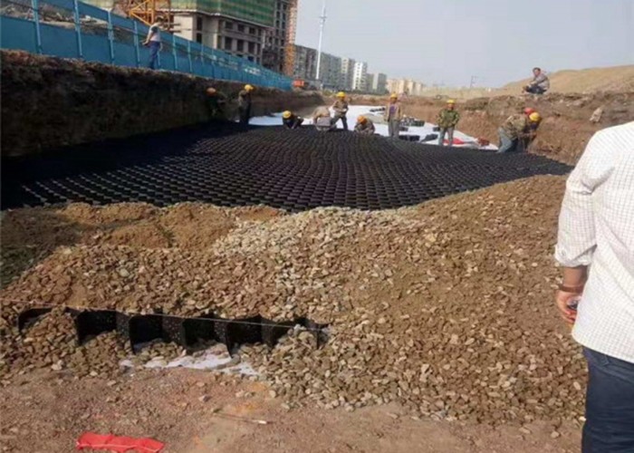 Slope Protection Textured 1420N Geocell Confinement System