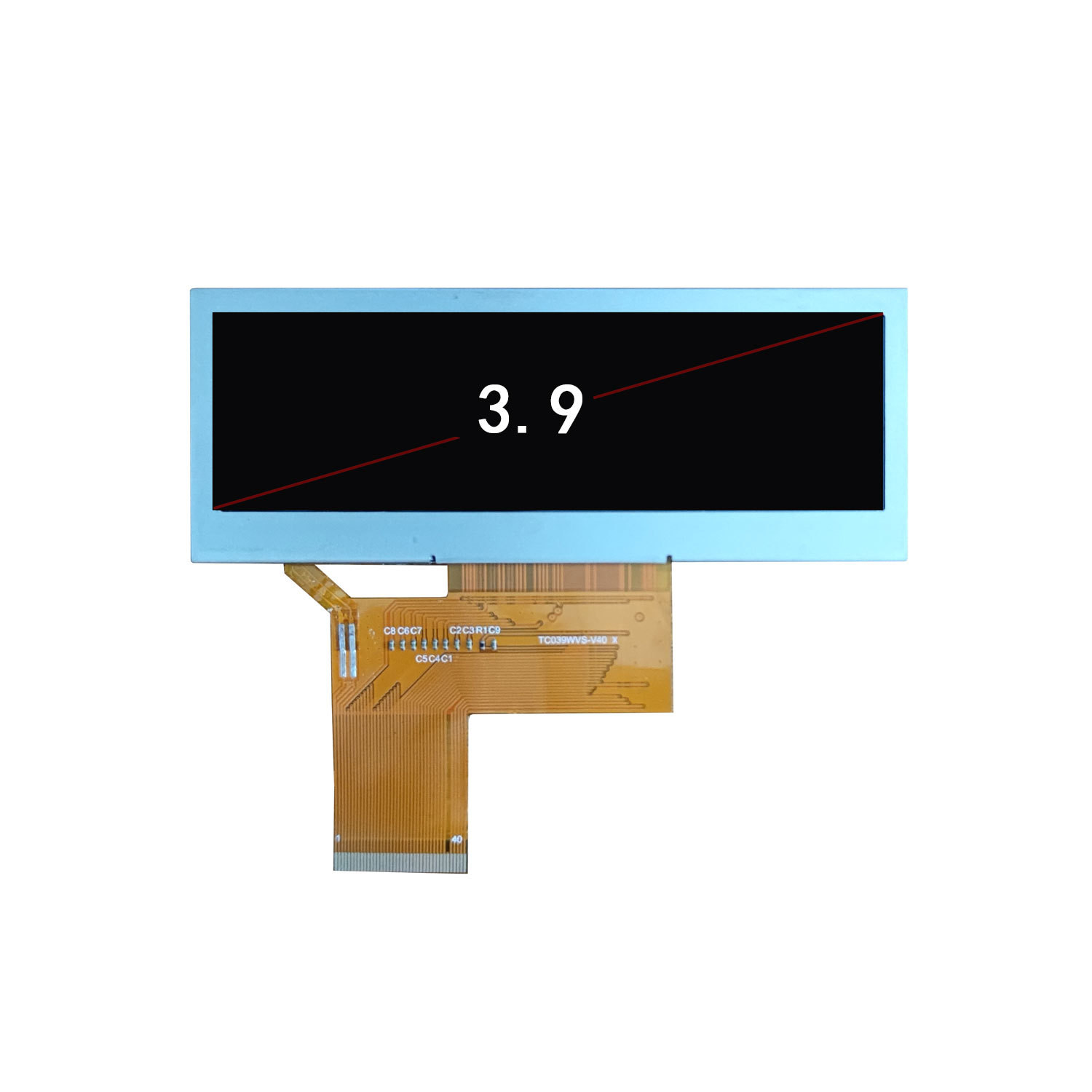 3.9 Inch TFT Display Module 480X128 Resolution RGB Interface Driving IC NV3047