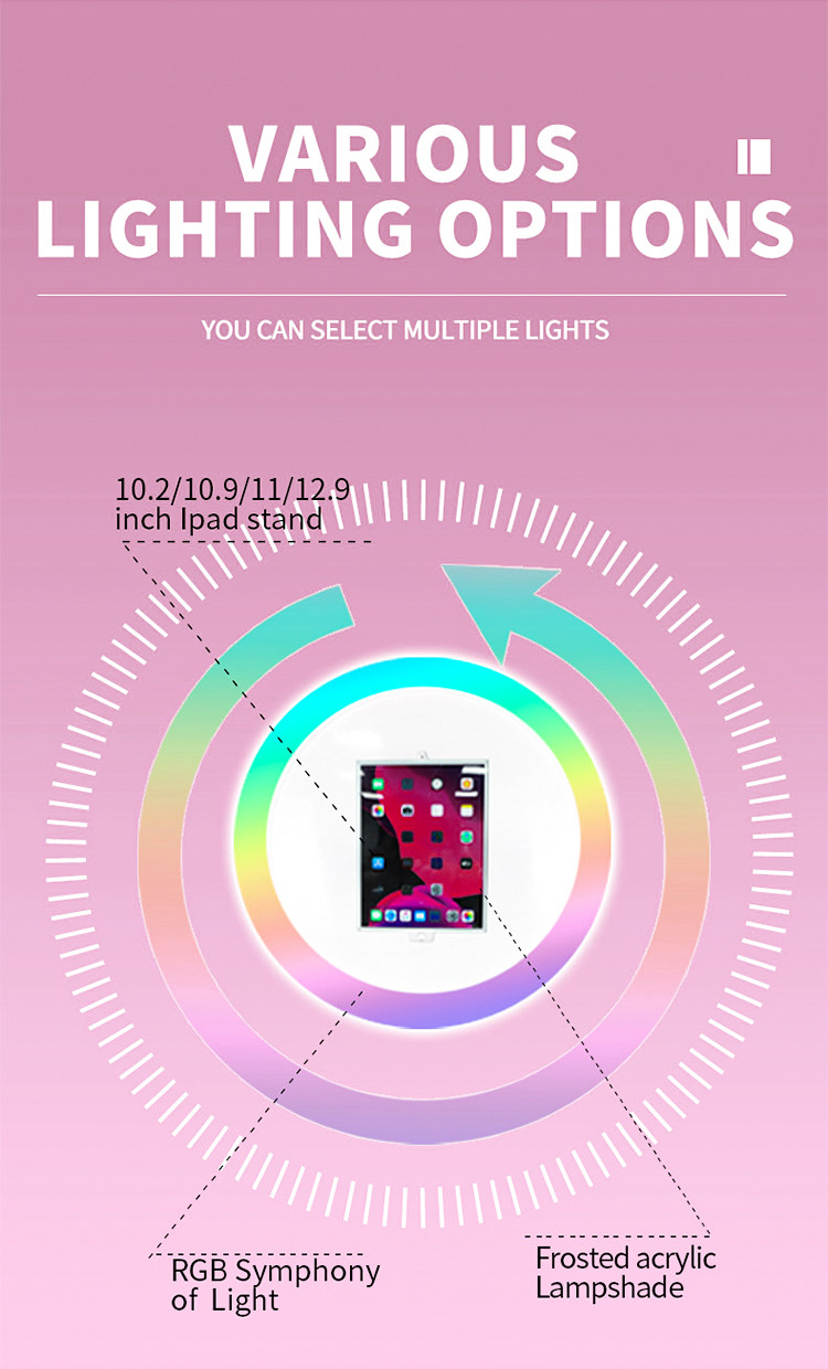 Rgb Led Ring Light Ipad Photobooths Social Booth Photo Booth Magic Mirror