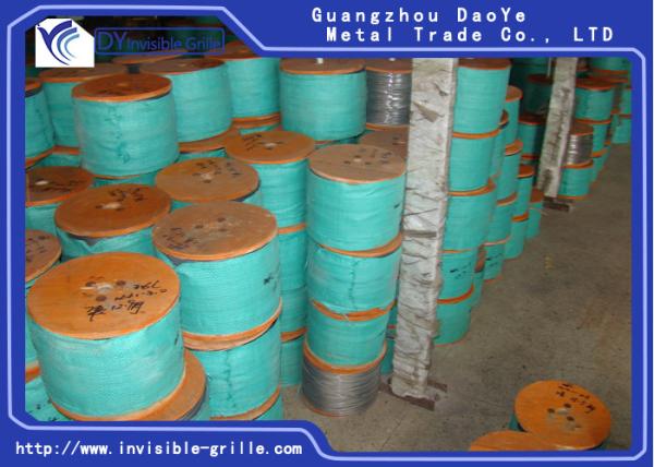 304 Stainless Steel Cable , 3.0mm Diameter Stainless Cable Wire For Invisible