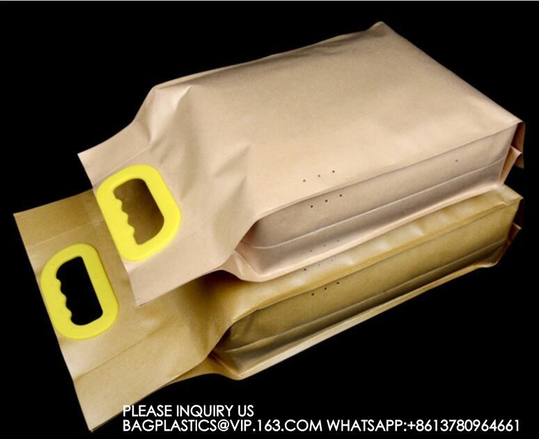 Customized Logo Sustainable Pack 1kg 2kg 5kg 10kg Flat Bottom Pouch Rice Packaging Bags