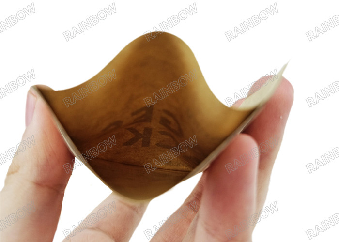 Custom printed food grade stand up kraft paper packaging pouch Three Side Heat Seal Tea Coffee Pouch