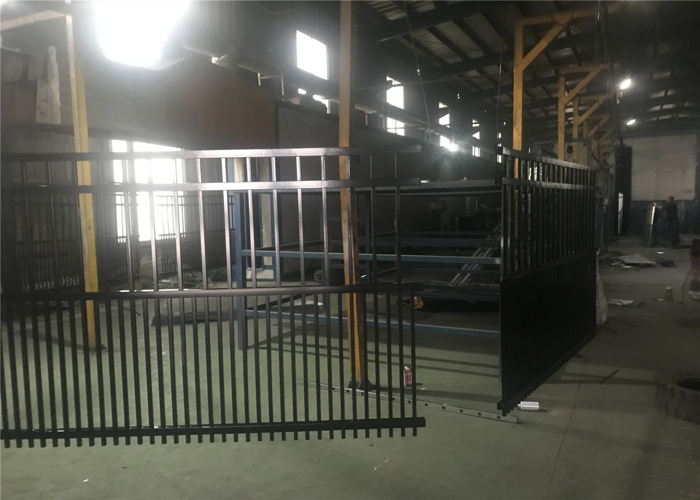 Steel Tubular Fence Garrison and Hercules Fencing 2.1mx2.4m and 1.8mx2.4m