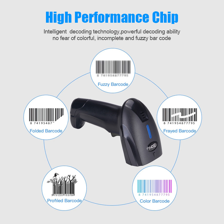 High Performance 1D Bi Directional Barcode Scanner Handheld For POS System