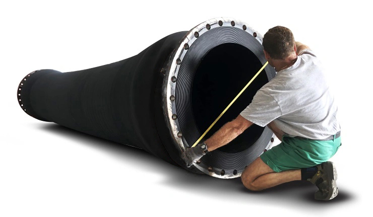 JB 200 Rubber Discharge Hose with Black Wear and Corrosion Resistant Inner Layer