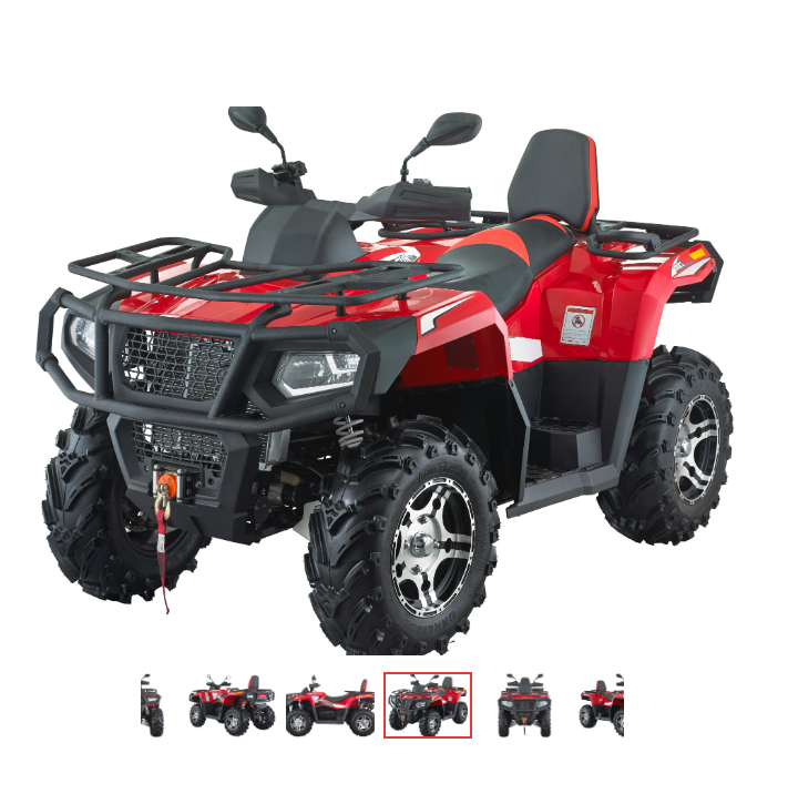 Adult 4WD ATV Utility Vehicle with CE Certifications and AT27*9-14 Radial Tire Size