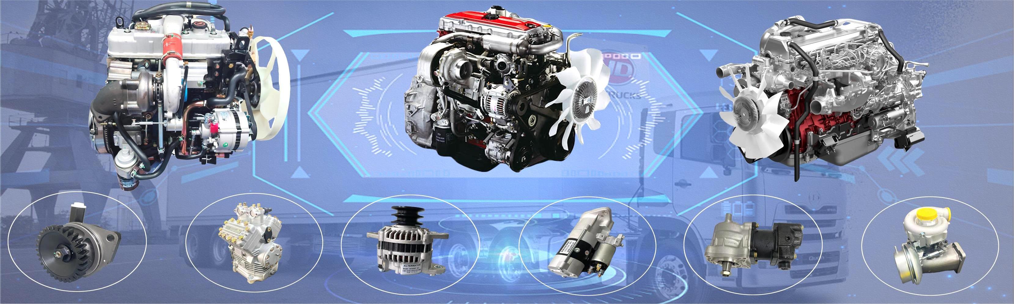 1998-2002 Isuzu Truck FSR Used Engine 6HH1 12V/24V with and Stable Performance