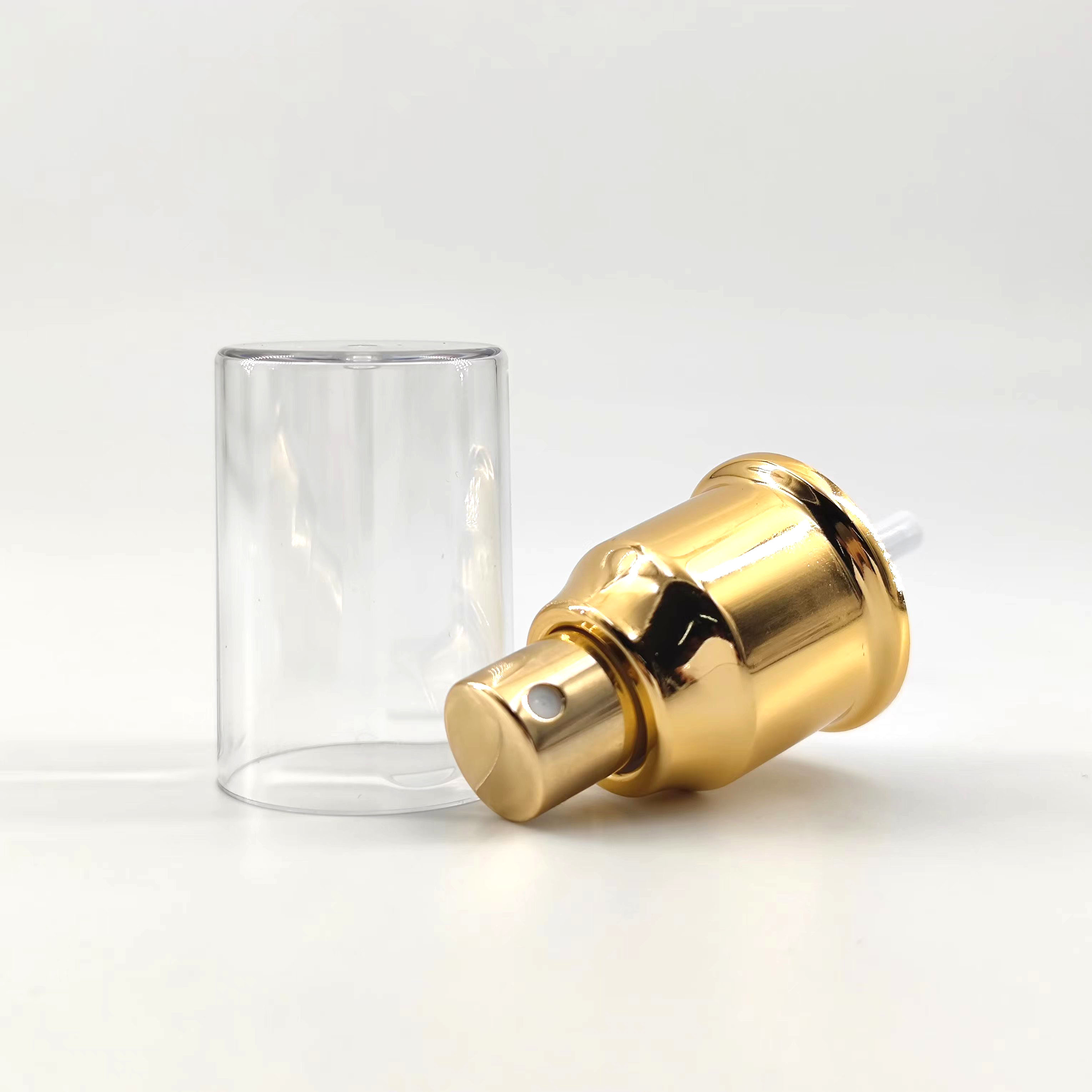 24mm 24/410 Golden Aluminium Mini Sprayer Pump Essential Oil Spray Pump