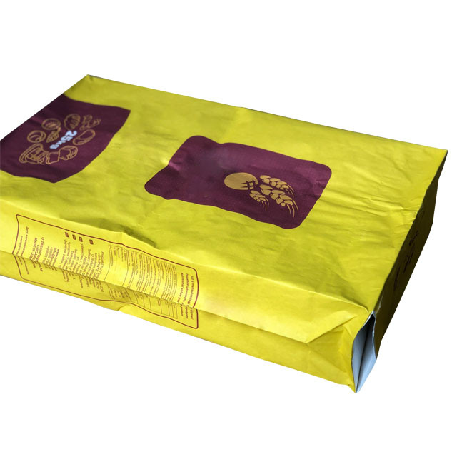 CMYK Color Kraft Paper Cement Bag 25kg Paper Bag Multipurpose