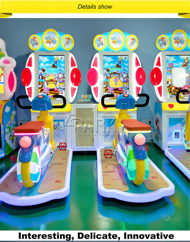 Indoor Speed Kids Bicycle Amusement Kiddie Ride Indoor Arcade Video Kids Game Machine