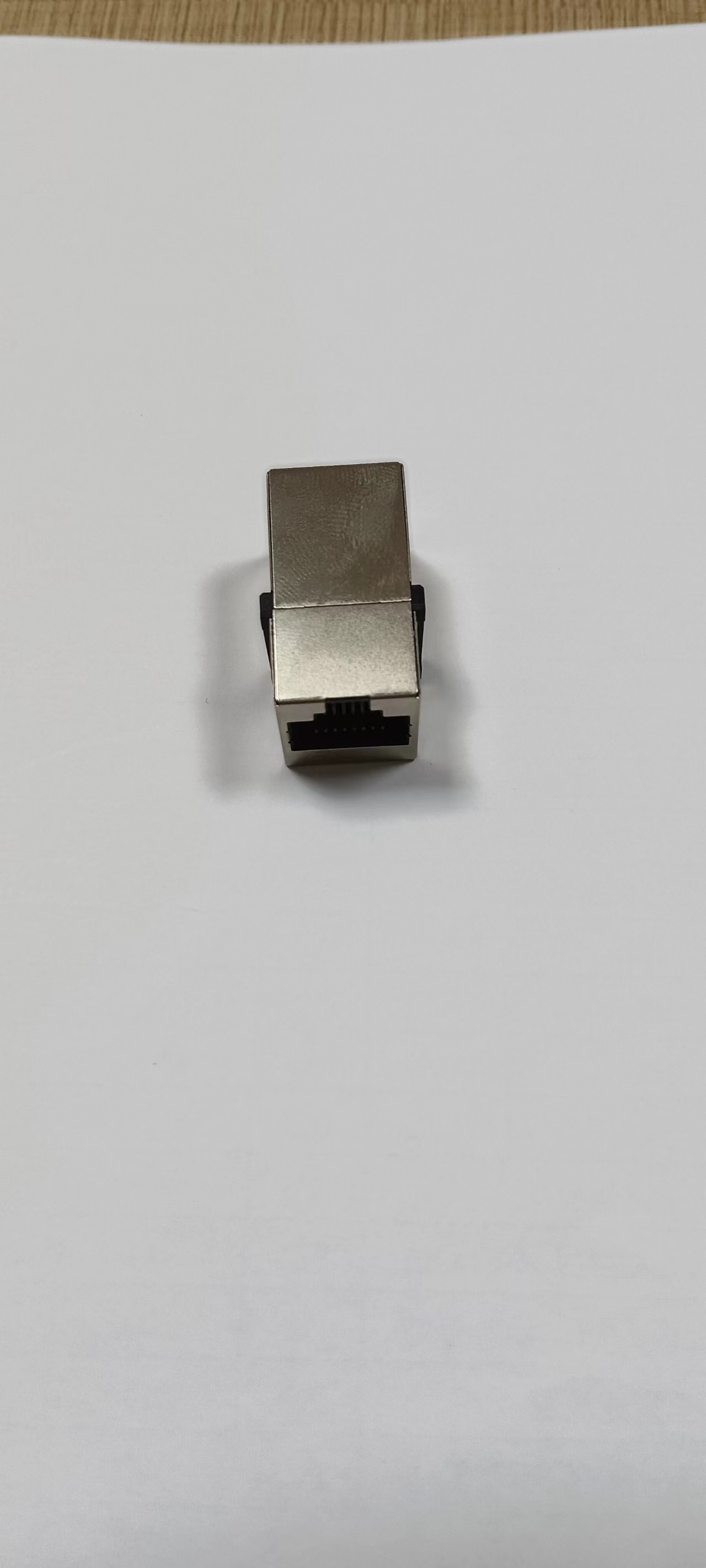 8P8C Through Hole Customized Low Profile RJ45 , Tab Up Female Lan Connector