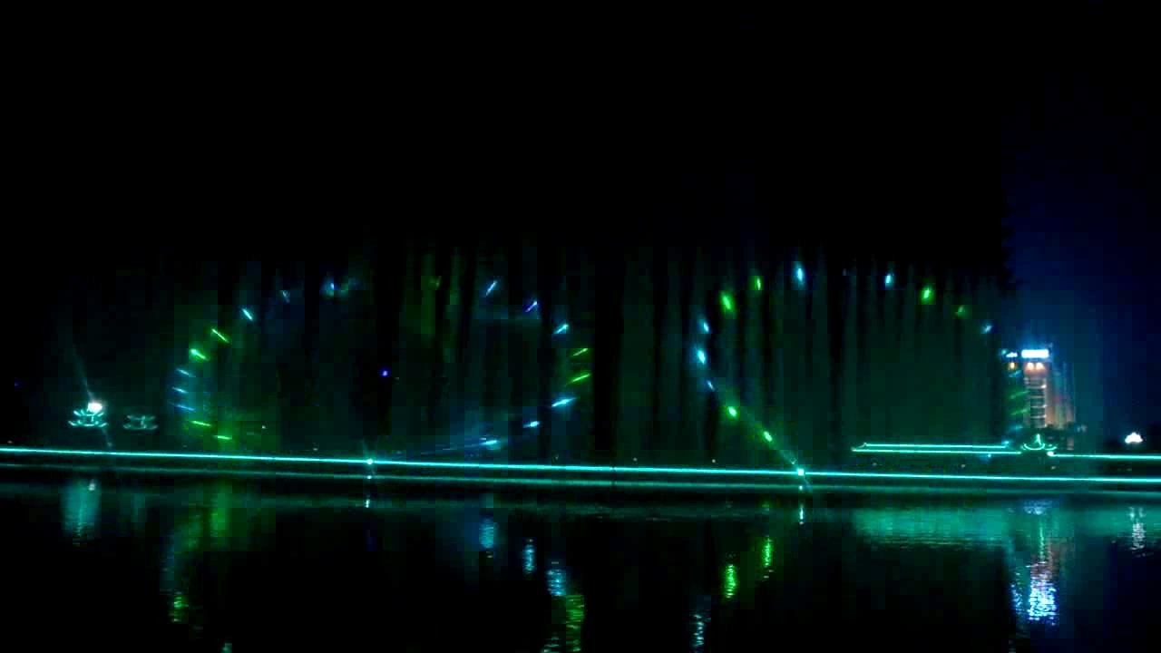 Creative Modern Laser Light Dance Show For Commercial Plaza Customized Design