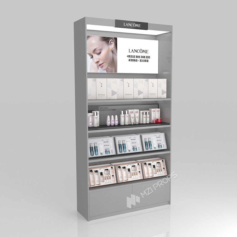 GDR10-TY-K01 Retail Store Display with Round USB Ports and Versatile Display for Mall Booths
