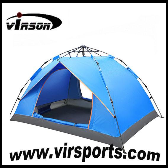 Hot Selling portable 3-4 Person Waterproof Outdoor Camping Tent for trekking and