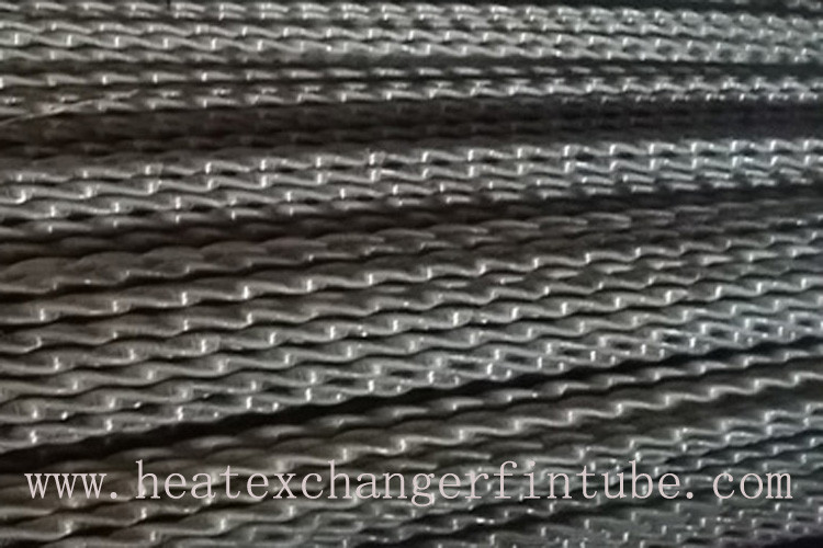 Twisted Stainless Steel , Finned Copper Tube With Higher Heat Transfer Coefficient