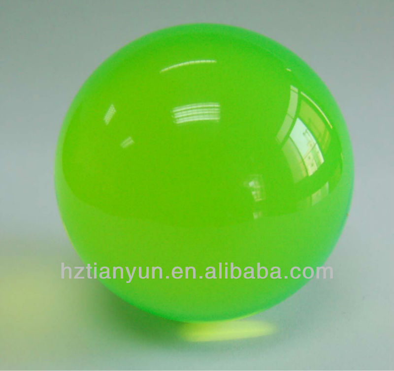 Blue Plastic Resin Balls 50-110mm Size Logo Print For Promotional Toy