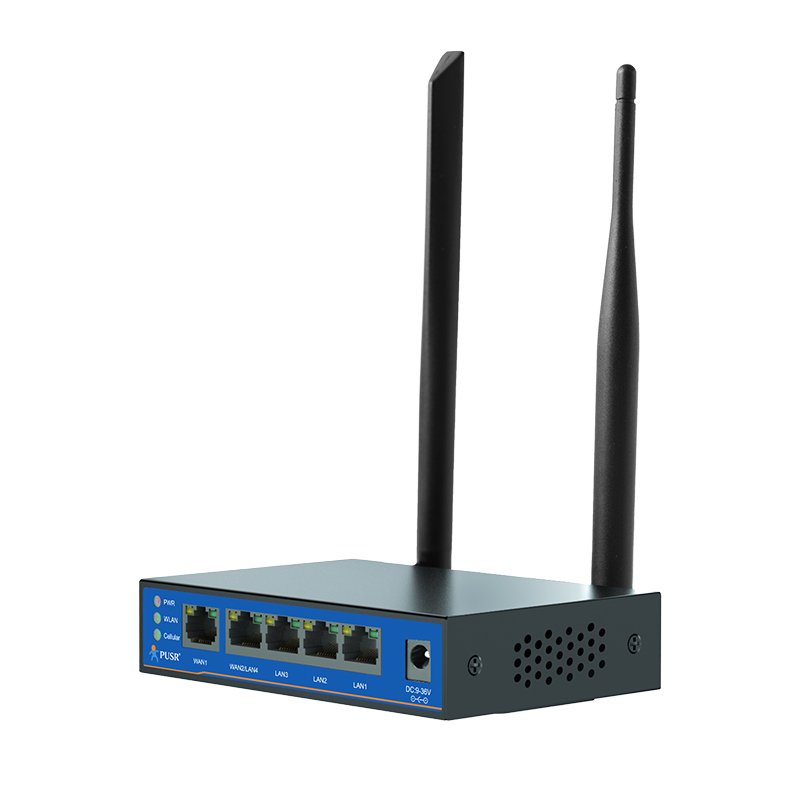 Global 4G Industrial Dual SIM Router USR-G805s-G With 4G QoS WiFi / Wired WAN
