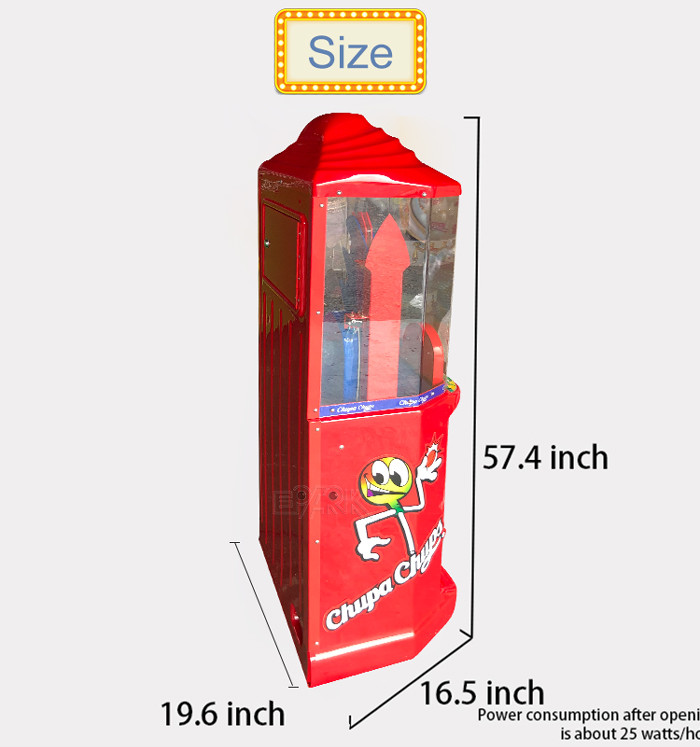 Coin Pusher Crane Game Machine Game Console Lollipop Vending Machine