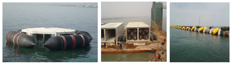 High Quality Anti Bursting Marine Rubber Airbag For Ship Launching And Weight Lifiting And Salvage