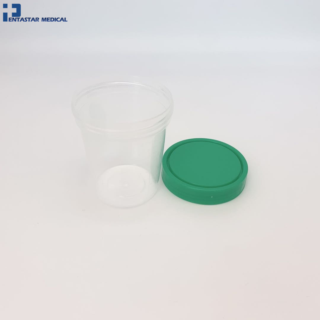 Medical urine cups plastic disposable urine container cup