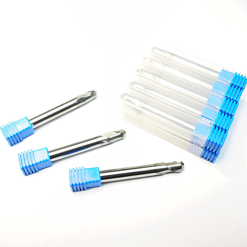 Solid Tungsten Carbide 2 Flutes D8R4 Ball Nose End Mills Hrc65 ST
