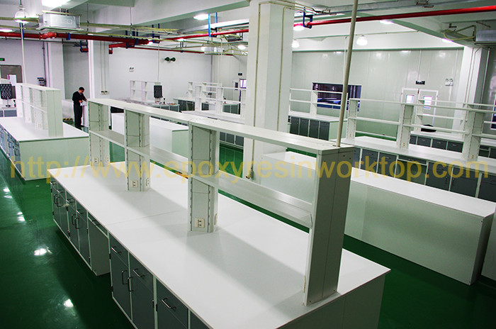 Repairability Epoxy Resin Lab Countertops Radius And Bevel Edge Design