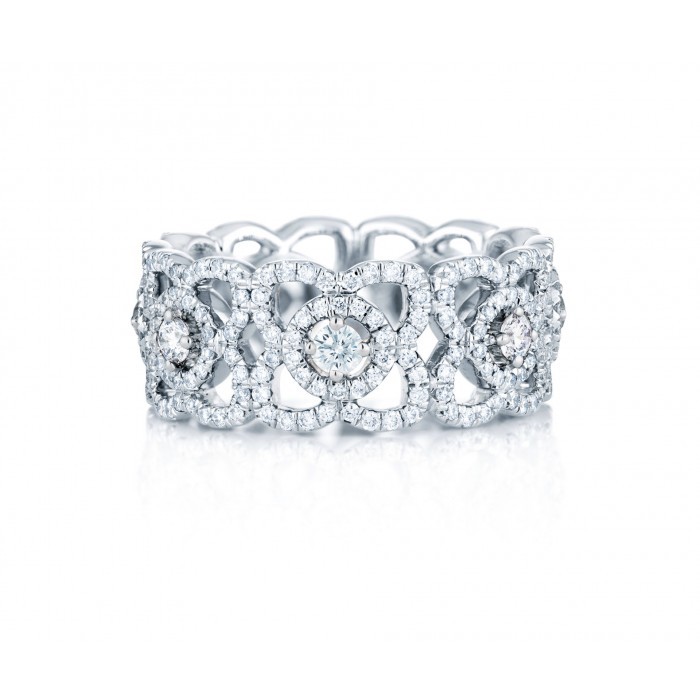 Luxury Brand Jewelry Full diamonds of comet ring 18kt gold with yellow gold or white gold