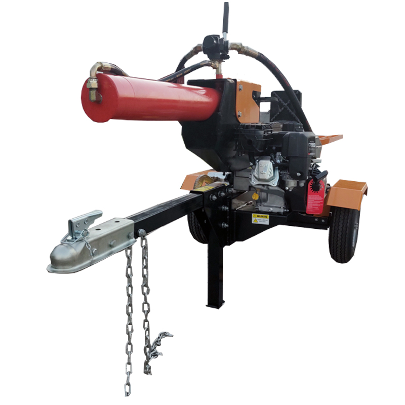 Electric Motor Wood Splitting Machine Mobile Firewood Processor Hydraulic Log Splitter