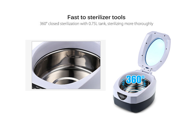 Household Ultrasonic Spectacle Cleaner , Ultrasonic Glasses Cleaner Electricity Saving
