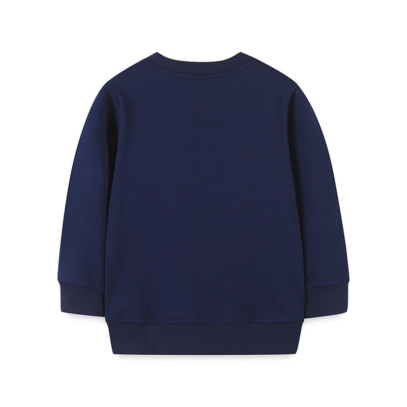 Autumn girls Patch Butterfly Sweatshirt wholesale Spring Winter long-sleeved toddler girl clothing pulloverb
