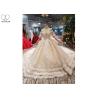 Buy cheap Female Princess Grace Wedding Dress Half Sleeve Beaded Net Three Layer Lace Tail from wholesalers