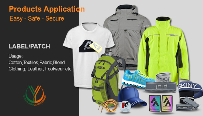Voltage Customized Heat Transfer Clothing Labels With 3D TPU Logo