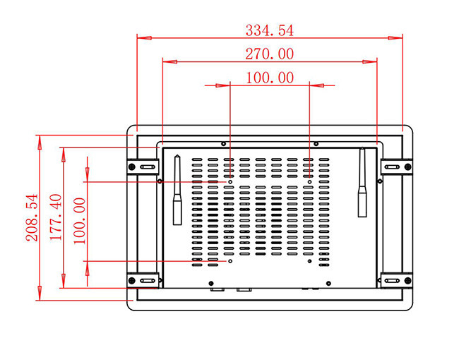 13.3-Inch Built-In Linux Monitor for Retail Systems and Public Terminals